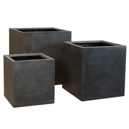 Kare Beton Saksı Seti - 60x60x60cm-50x50x50cm-40x40x40cm