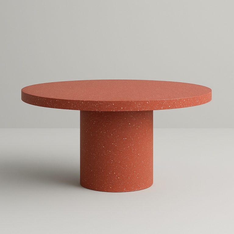 beton masa yuvarlak 120x75cm