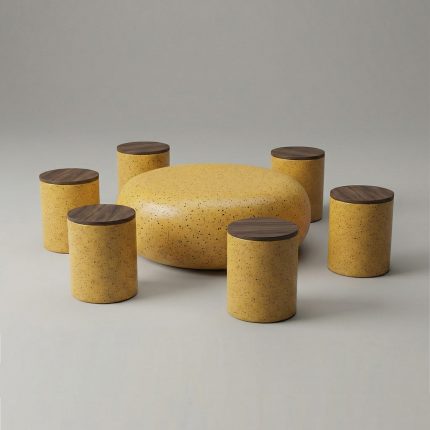 beton-sehpa-120x45cm-sari-renk