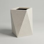 beton-prizma-saksi-krem-renk